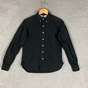 Rogue Territory RGT Selvedge‎ Work Shirt Mens Small S Black Button Down Jumper